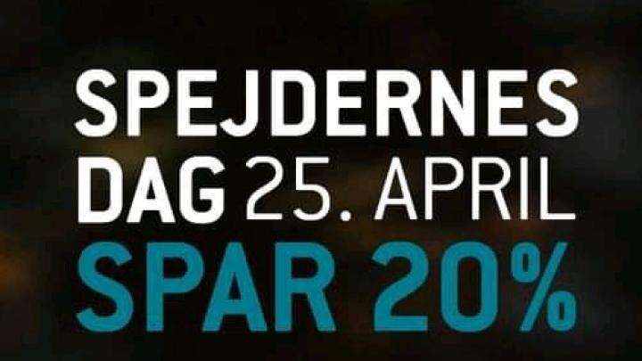 20 % Rabat i Spejder Sport