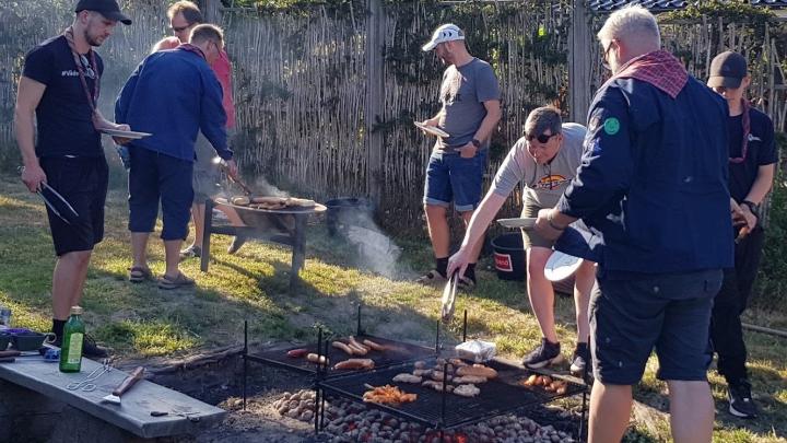 Grillaften i spejder hytten